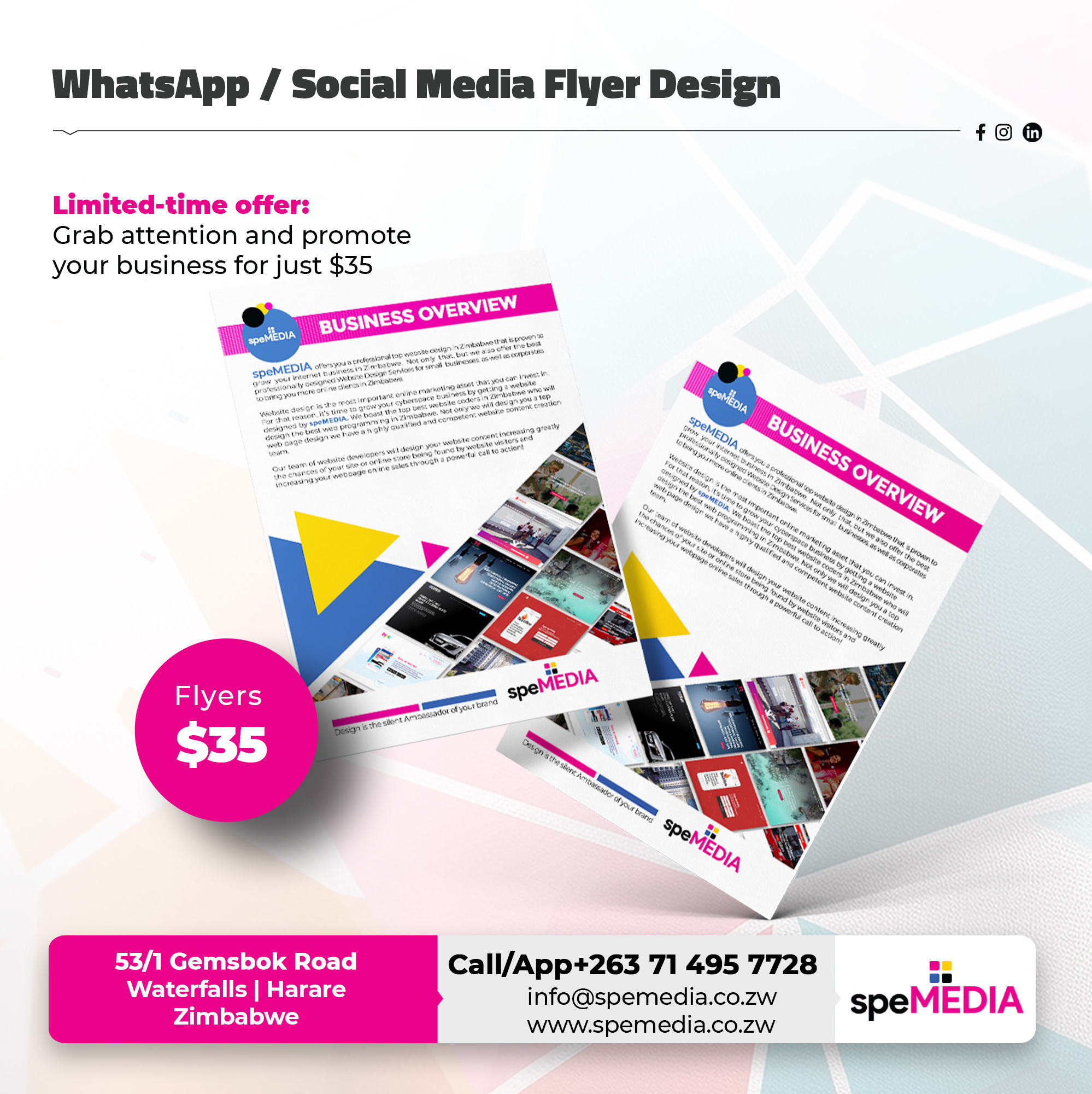 Flyer Design Harare Flyer Design Harare